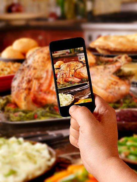 istock Mobile Photography of Roast Turkey 493439088