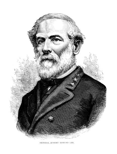 General Robert Edmund Lee General Robert Edmund Lee 1807 - 1870 the general lee stock illustrations