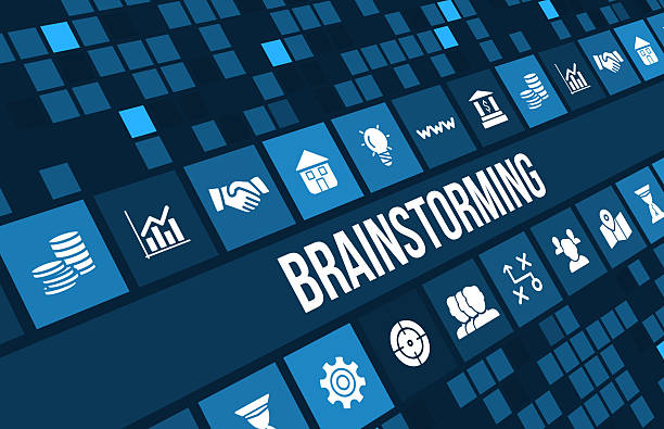 istock Brainstorming concept image with business icons and copyspace. 493444034
