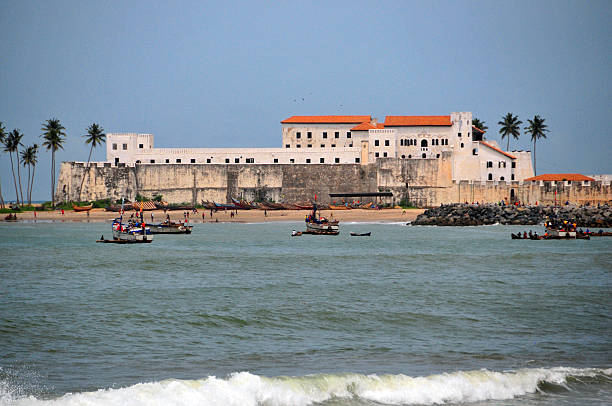 istock Ghana, Africa: Elmina Castle and fishing boats 493444627
