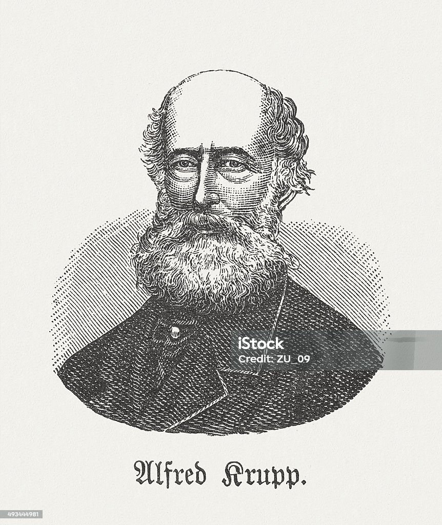 Krupp - Lizenzfrei Alfred Krupp Stock-Illustration