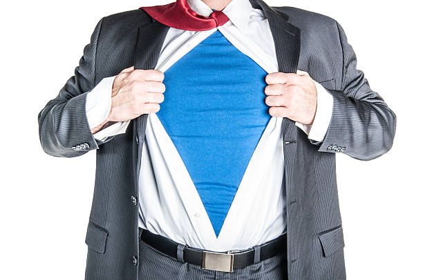istock Business Man Superhero 493445303
