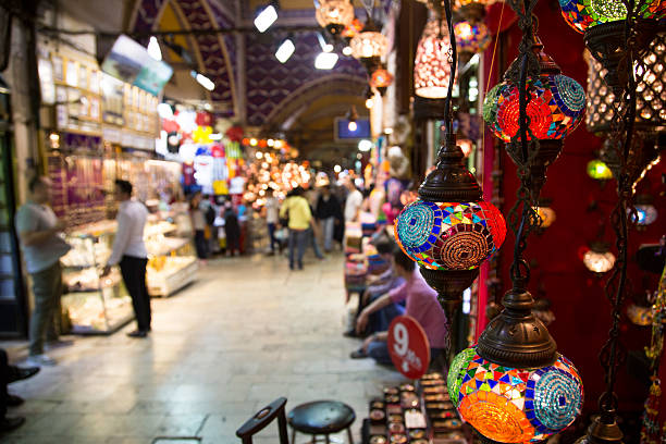 one day in the grand bazaar, istanbul one day in the grand bazaar in istanbul bazaar market stock pictures, royalty-free photos & images