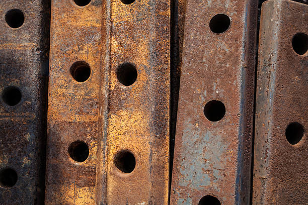 sfondo in metallo - bronze sheet surface level steel foto e immagini stock