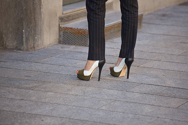 istock Female shoes with heel 493447001