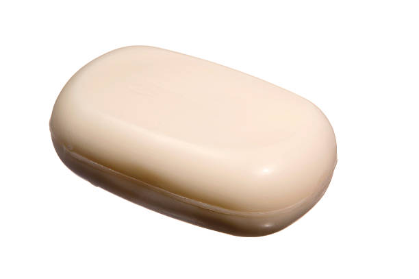 istock Bar of Soap on white background 493447014
