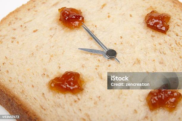 Its Brunch Time The Bread Clock Is Shown 11 Oclock Stock Photo - Download Image Now