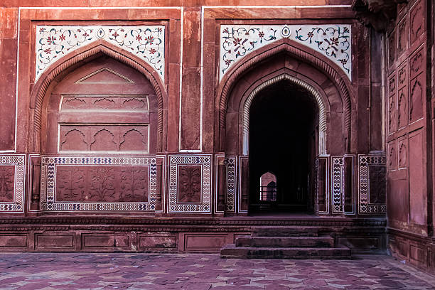 istock Arches and Arched Doorways with Marble Inlay Designs Bas Reliefs 493447757