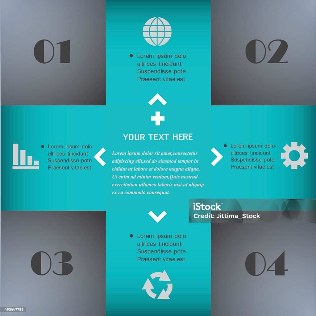 Infografiken-design. Moderne Vorlagen. - Lizenzfrei Bevölkerungsexplosion Vektorgrafik