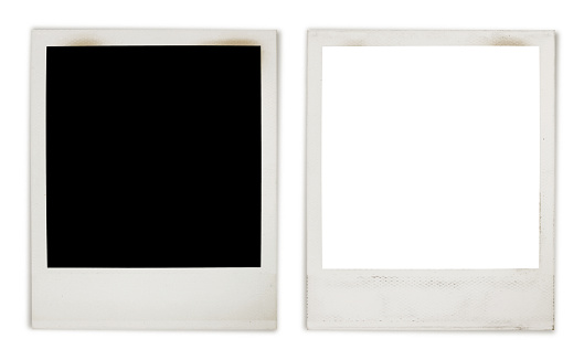 Instant Photo Frame Variation - black and white centers