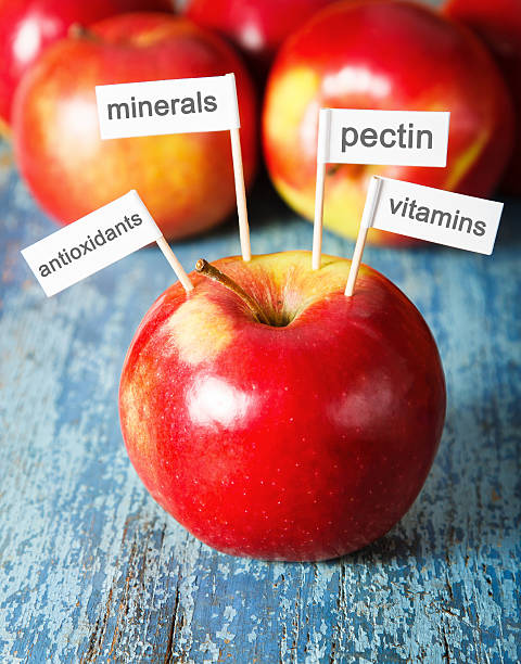 istock Healthy food concept - apple 493449089