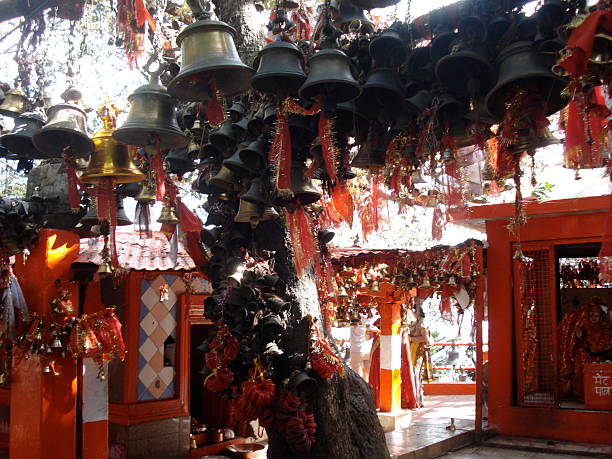 istock Bells in a Hindu temple 493451119