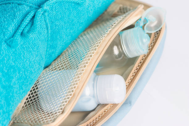 istock Bath Bottles in Personal Care Bag 493471698