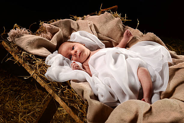 istock Baby Jesus on the Manger 493472344