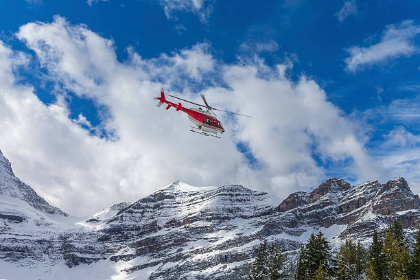 istock Helicopter in the air 493474250