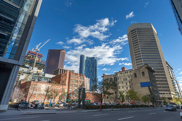 istock Financial District in Calgary of Canada 493474292