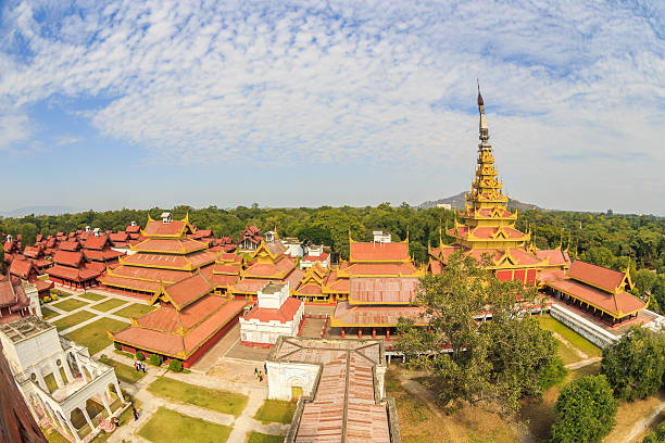 istock Mandalay royal palace, Myanmar birdeye view 493478840