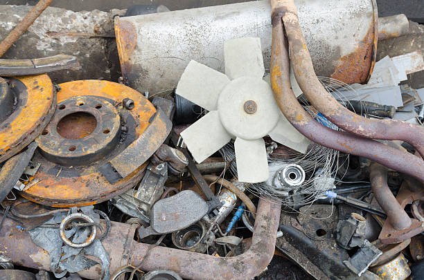istock Useless, rusty brake discs and other parts 493485558