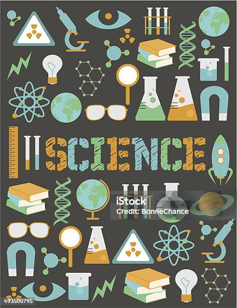 Science Set Stock Illustration - Download Image Now - Chemistry, Conspiracy, Effortless