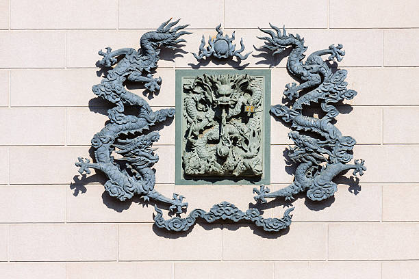 istock China dragon in relief 493500885