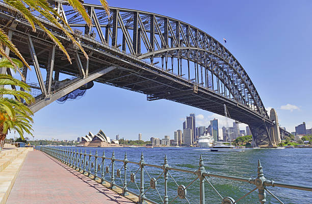 istock Sydney Harbour Bridge and City Skyline, Australia 493501095