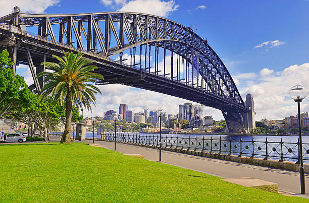 istock Sydney Harbour Bridge and City Skyline, Australia 493501101