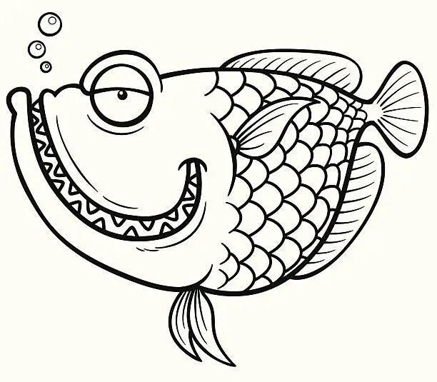 Vector illustration of Fish