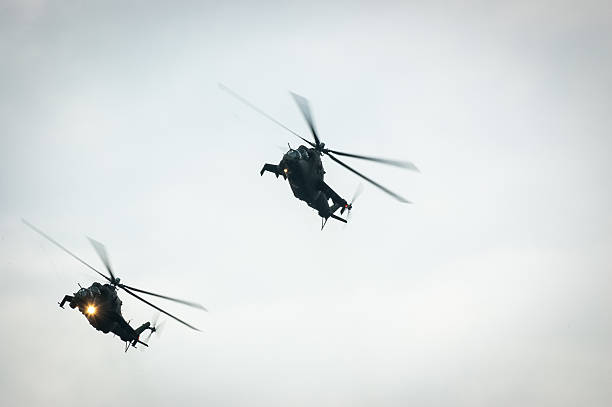 istock Helicopter Mi-24 Hind - Polish Air Force 493501197