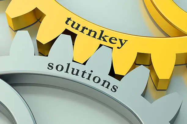 Photo of Turnkey Solution concept on the gearwheels