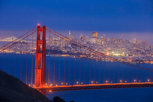 istock Golden Gate Bridge and downtown San Francisco 493502063