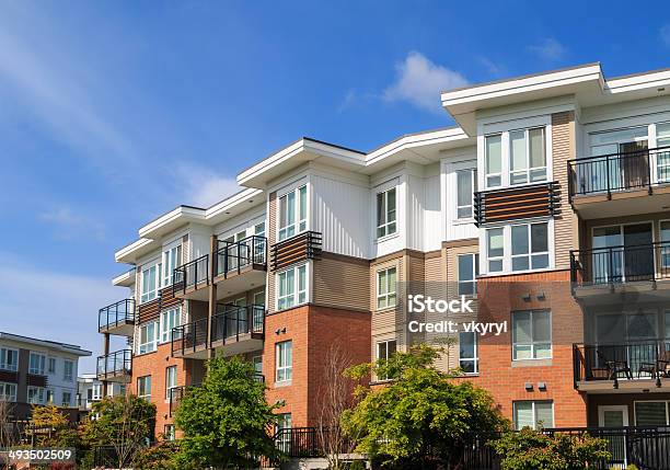 Apartment Building Stock Photo - Download Image Now - Apartment, Building Exterior, Outdoors