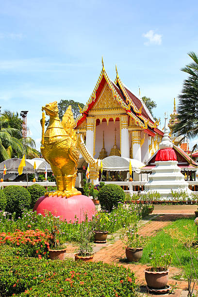 istock Wat Phai Lom Temple at Koh Kret, Nonthaburi ,Thailand. 493502557