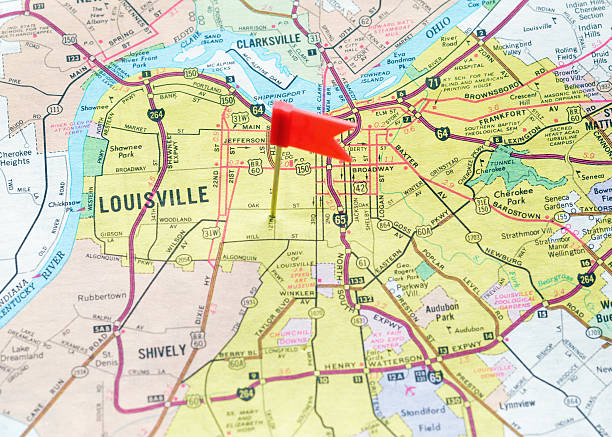 istock Louisville on the Map 493502923