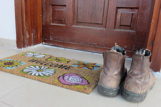 istock welcome cleaning foot carpet 493504448