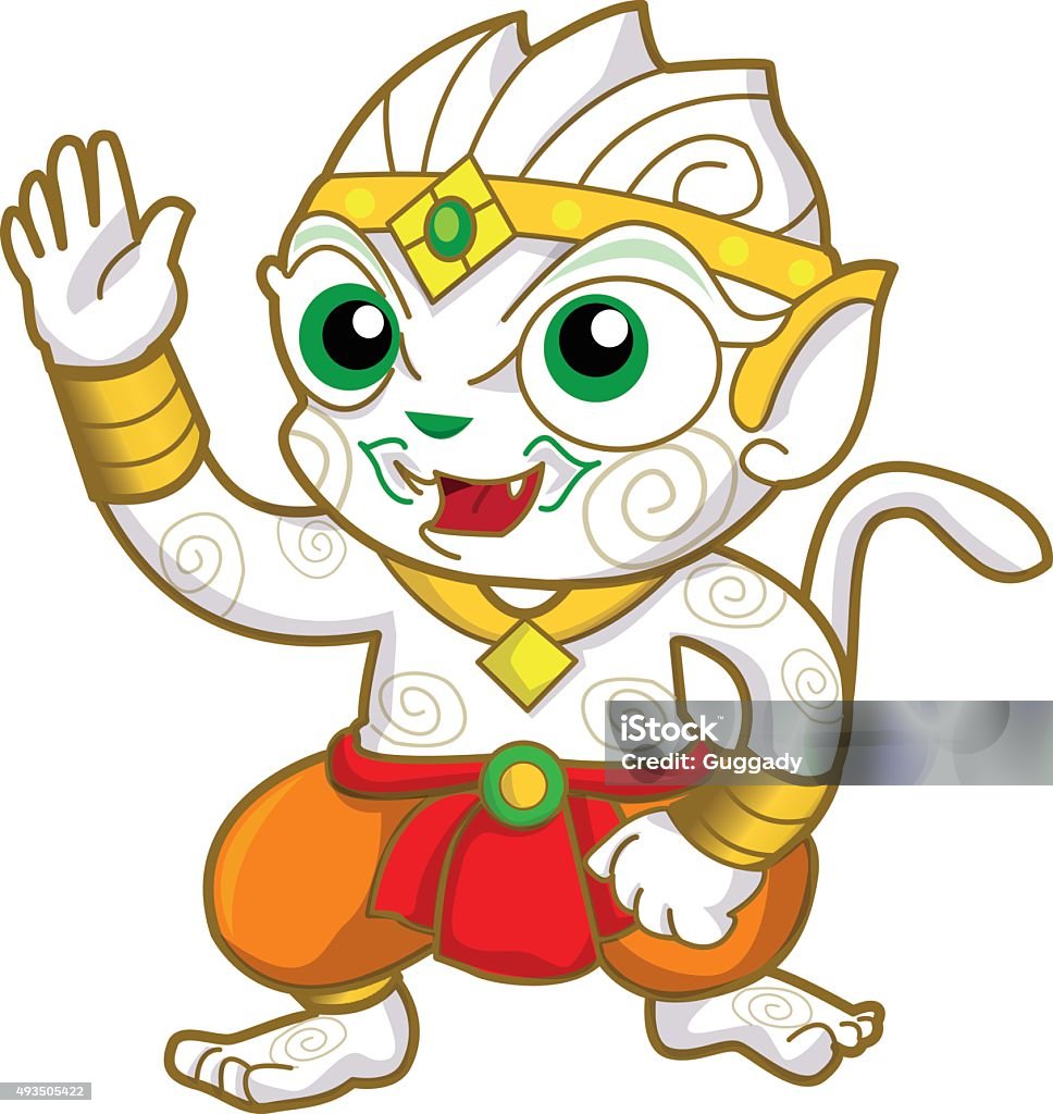 Hanuman Stock Illustration - Download Image Now - Hanuman, Langur, Thai  Culture - iStock