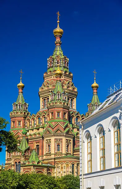 Photo of St. Peter and Paul Cathedral in Peterhof - Russia
