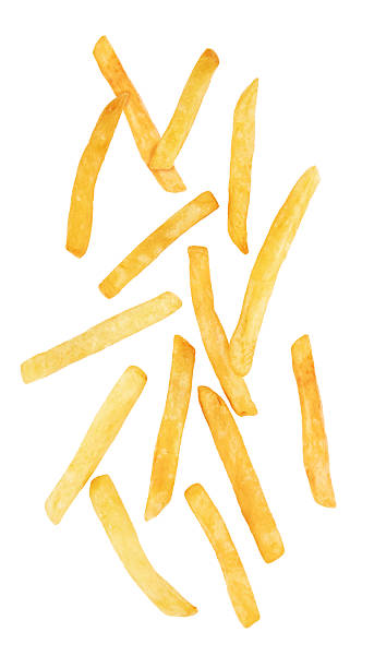 french fries French fries isolated on a white background french fries stock pictures, royalty-free photos & images