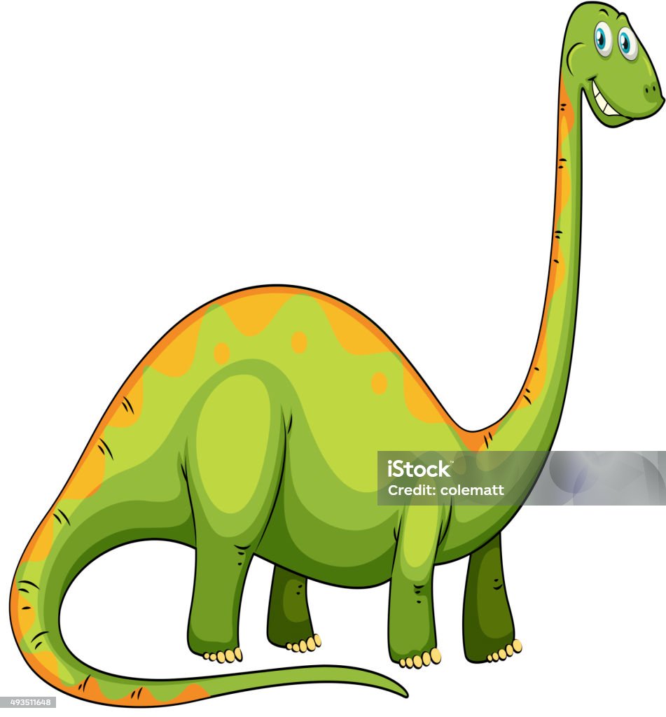 Ilustración de Dinosaurio De Cuello Largo Verde y más Vectores Libres de  Derechos de 2015 - 2015, Animal, Animal extinto - iStock