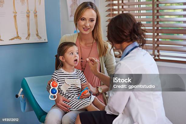 Open Your Mouth Very Widely Please Stock Photo - Download Image Now - 2015, Baby - Human Age, Baby Girls