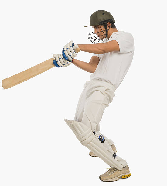 istock Cricket batsman playing a square cut shot 493514098
