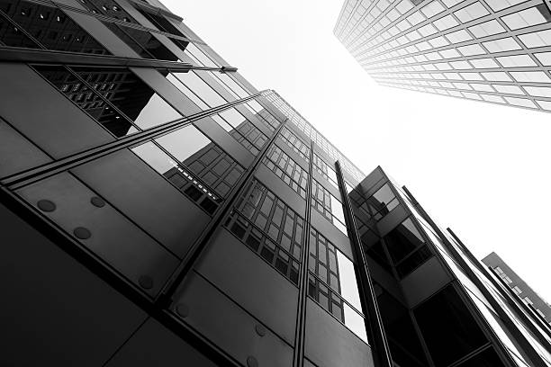 istock frankfurt germany skyscrapers in black and white 493514728