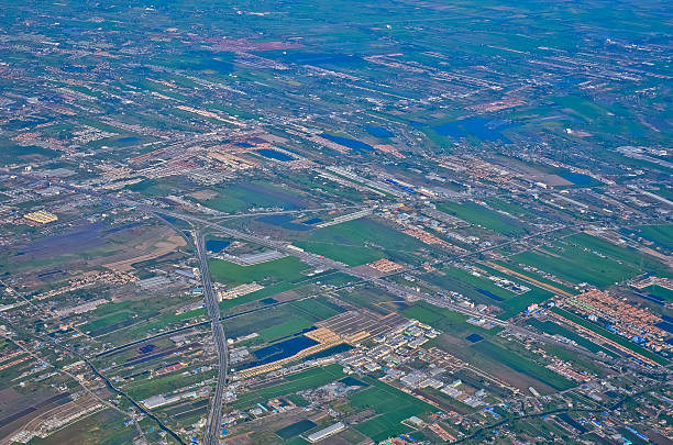 istock Bird eyes view agriculture in Thailand 493514794
