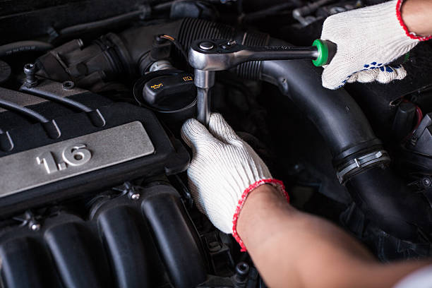 istock Hands of car mechanic 493515656