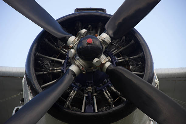 istock Russian transport aircraft propeller 493527594