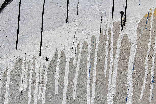 istock Background colored roller wall and brushstrokes black and white castings 493528262