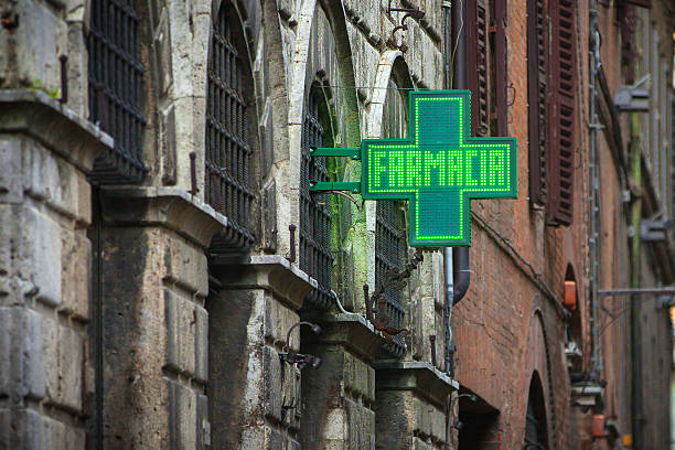 istock Italian Pharmacy Sign 493530400