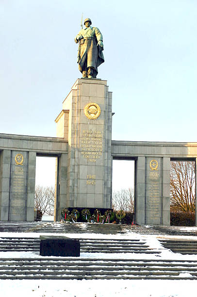 istock Monument Of Soviet Soldiers in Berlin, Germany 493533410