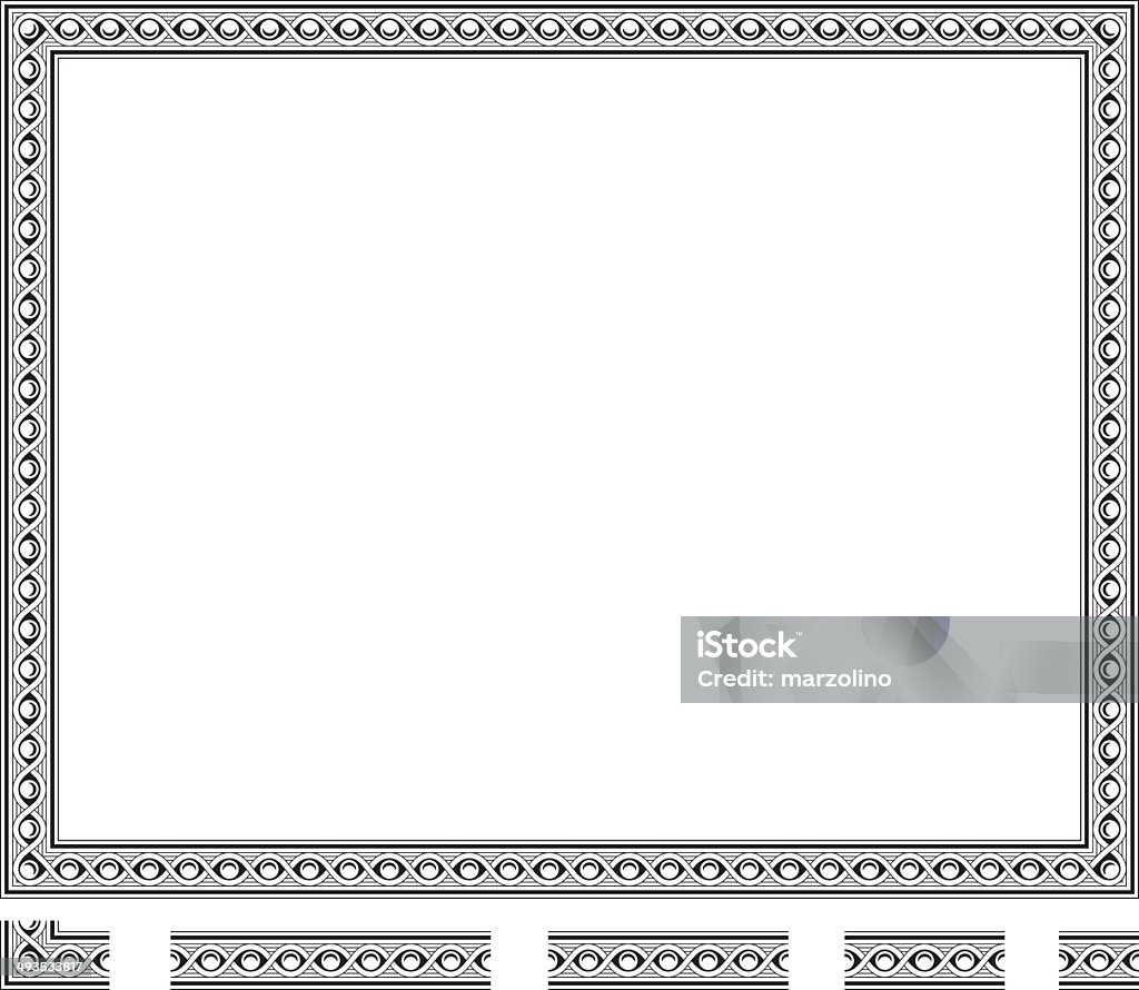 Frame Machine Vector Vector Frame Stock Illustration - Download Image Now - Angle, Art, Art ...
