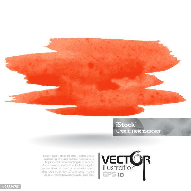 Arrièreplan Flou Abstrait Rouge Vecteurs libres de droits et plus d'images vectorielles de Abstrait - Abstrait, Aquarelle, Bordure