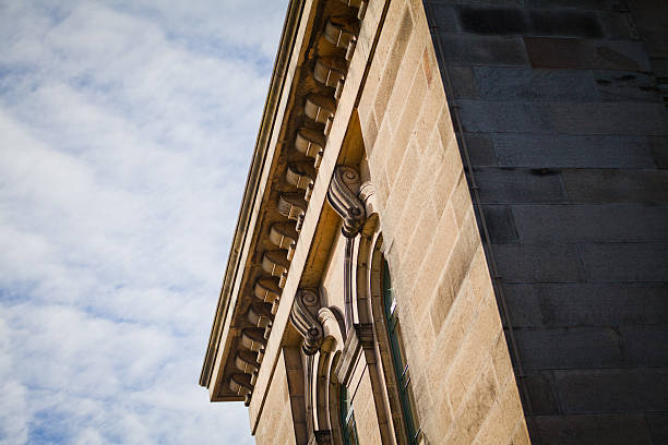 istock Old british architecture details sandstone Edinburgh 493535168